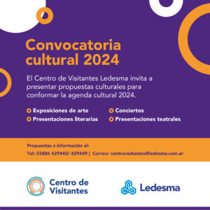 Convocatoria cultural 2024